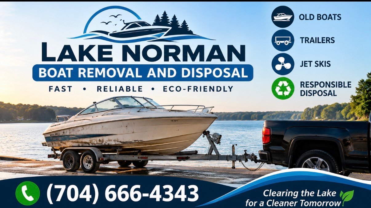 Lake Norman Boat Removal and Disposal